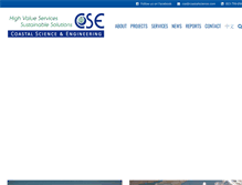 Tablet Screenshot of coastalscience.com